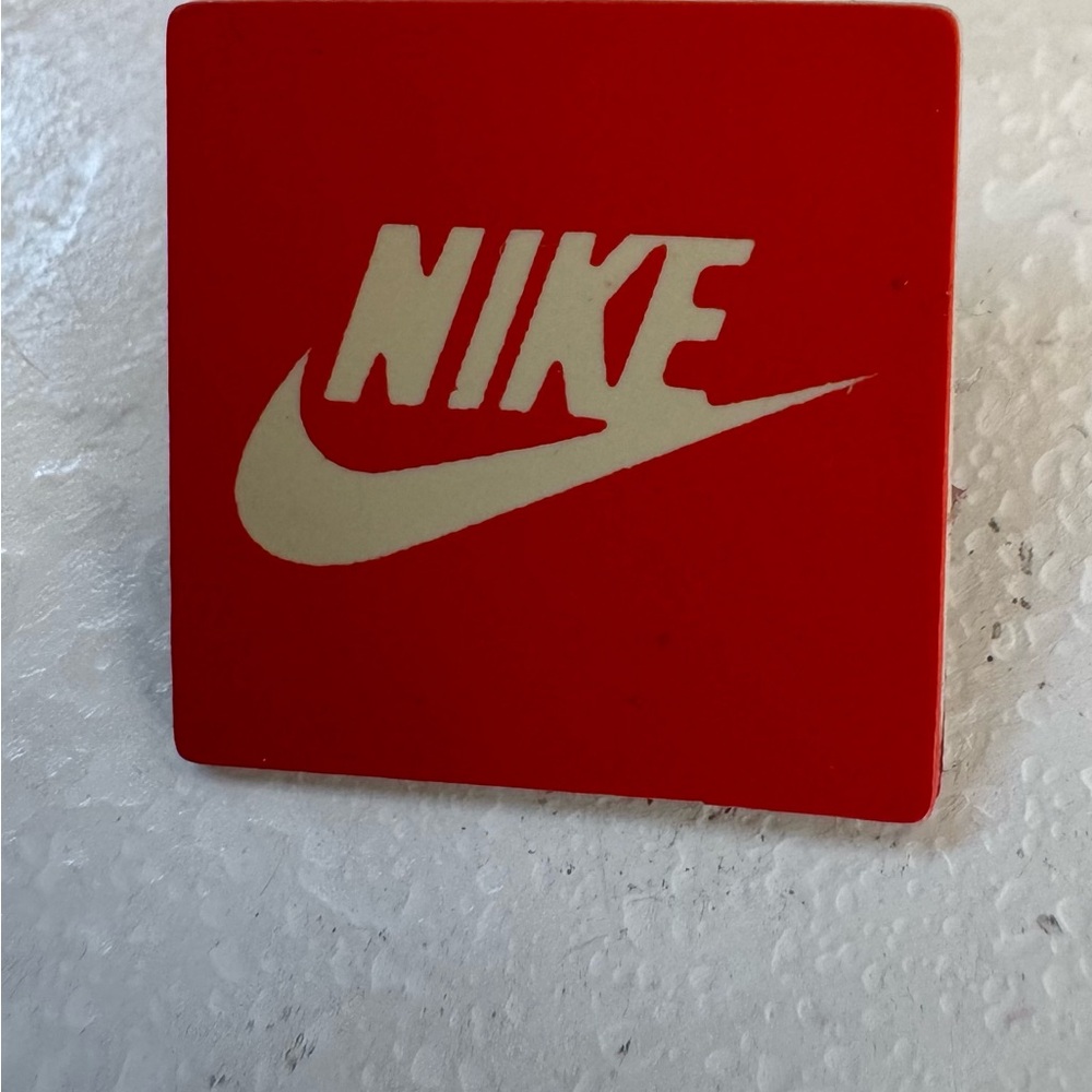 Vintage collectible pin Nike Red and White swoosh